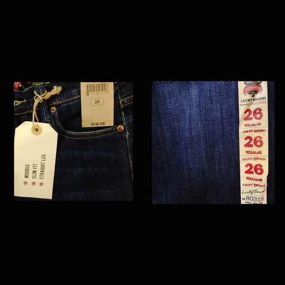 NWT’s Lucky Brand Mid Rise Jeans - Picture 3 of 3
